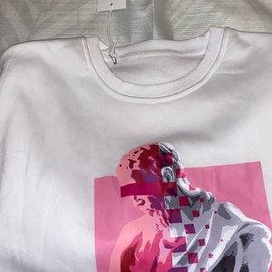 SHEIN: Letter graphic thermal pullover